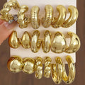 9 Pairs Aesthetic Earring Set - beyBasket Fashion